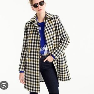 J. Crew Plaid Coat